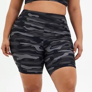 Torrid Grey Camo Swim Shorts